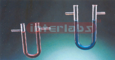 ABSORPTION TUBES, U-FORM, WITH SIDE TUBES